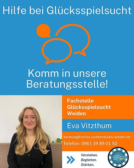 Hilfe bei Glücksspielsucht nötig?

Dann komm in unsere Beratungsstelle.